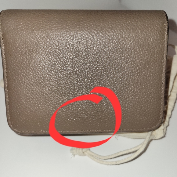 EUC Yves Saint Laurent (YSL) Compact Wallet Tan - Picture 4 of 7